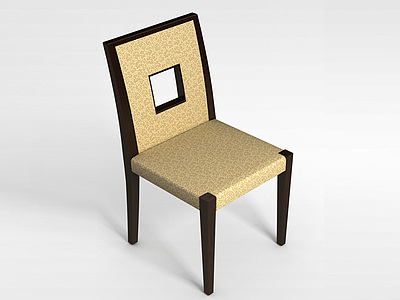 酒店中式椅模型3d模型