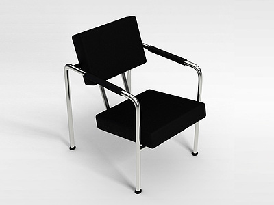 3d不锈钢椅模型