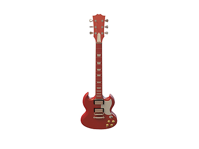 电吉他模型3d模型