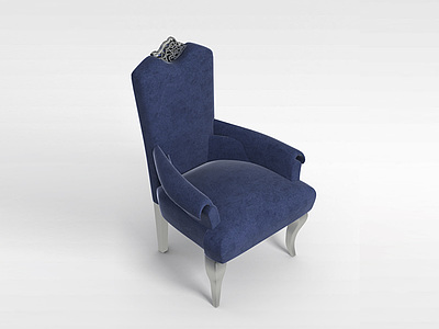 3d布艺沙发椅模型