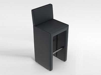 3d柜台椅模型