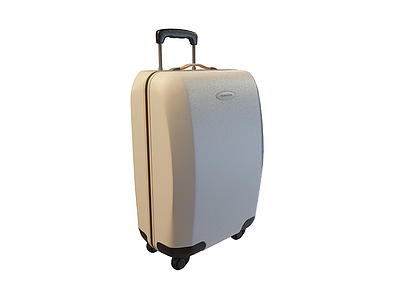 3d行李箱模型