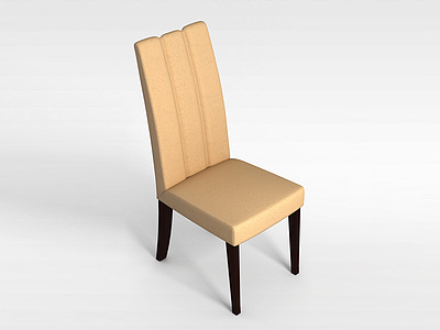 3d高档餐厅椅模型