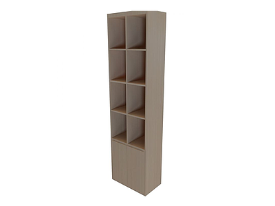 现代木质酒柜模型3d模型