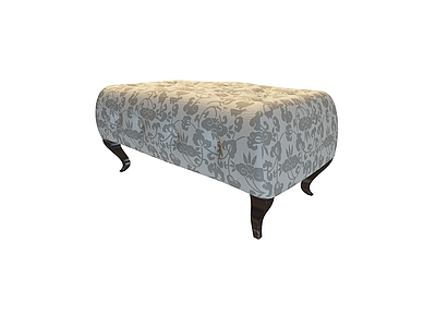 卧室凳模型3d模型