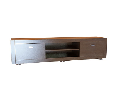 木质电视柜模型3d模型