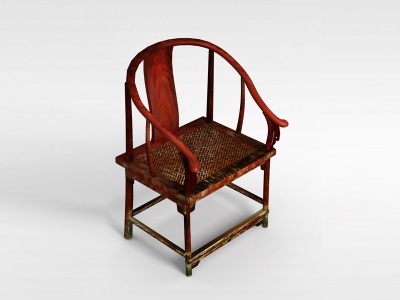 中式太师椅模型3d模型
