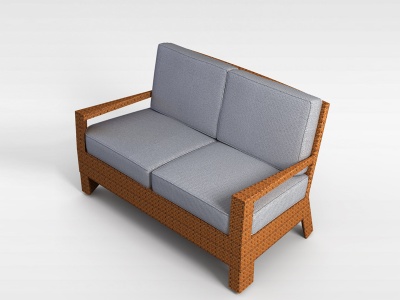 3d沙发长椅模型
