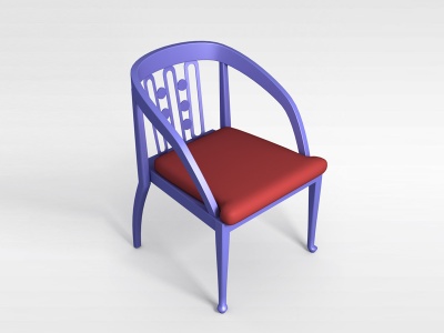 简约圈椅模型3d模型