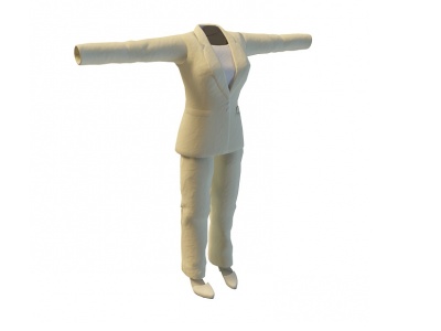 女式套装西服模型3d模型