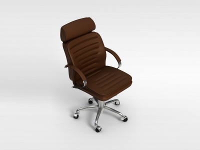 人工学老板椅模型3d模型