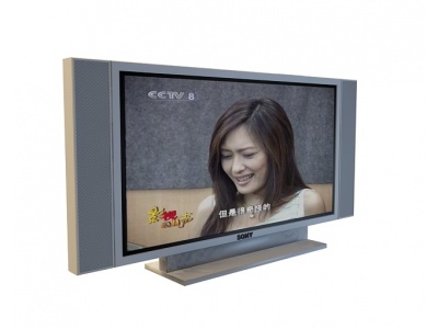 3d索尼平板电视模型