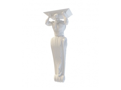 欧式雕塑柱子模型
