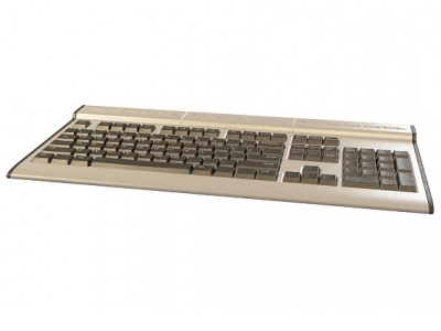 办公电脑键盘模型3d模型