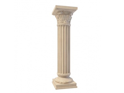 3d大理石柱模型