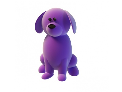 童趣小狗狗模型3d模型