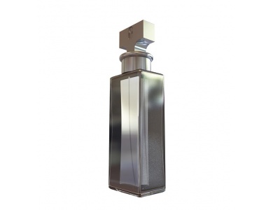 3d透明香水瓶模型