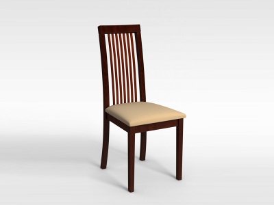 3d普通餐厅椅模型