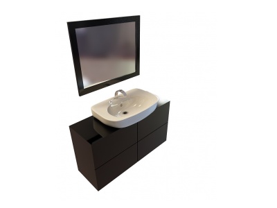 洗手盆柜组合模型3d模型