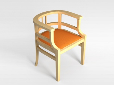 3d现代圈椅模型