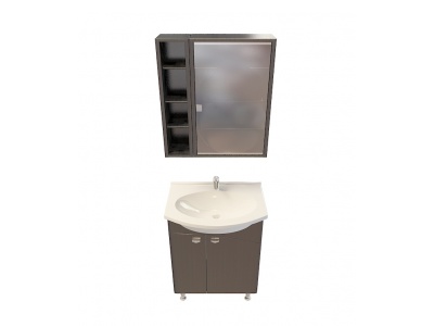 卫生间洗手台柜模型3d模型