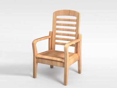3d田园椅子模型