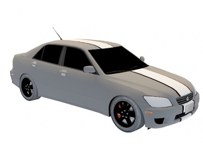 雷克萨斯轿车模型3d模型