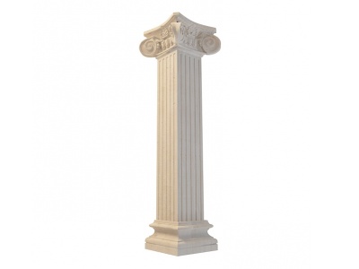 3d罗马柱模型