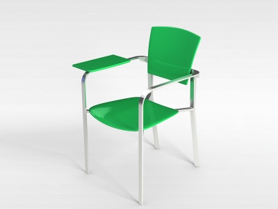 3d绿色塑料座椅模型