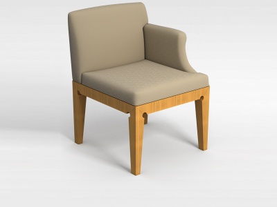 拐角现代餐椅模型3d模型