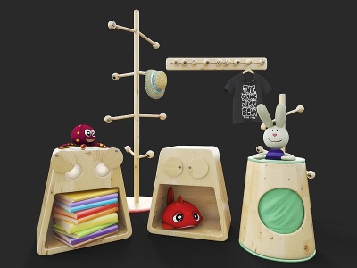 3d现代风格儿童玩具模型