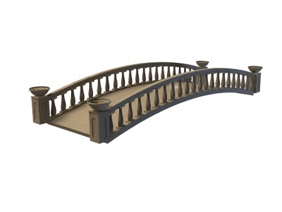 3d石头拱桥免费模型