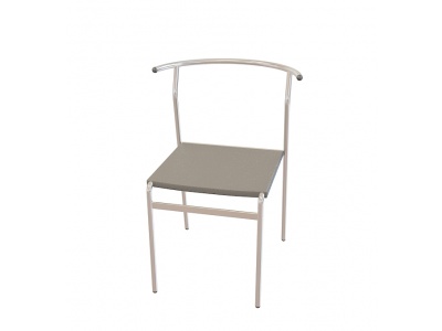 不锈钢圈椅模型3d模型