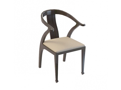 餐厅圈椅模型3d模型