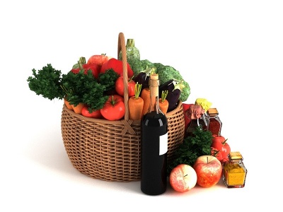 水果蔬菜3d模型