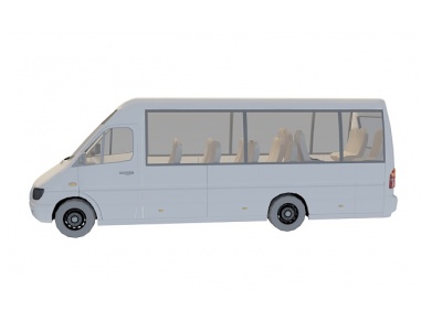 小客车模型3d模型