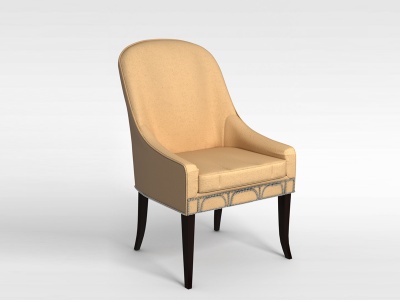 欧式休闲椅模型3d模型