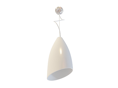 玻璃灯罩吊灯模型3d模型