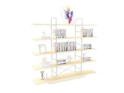 3d卧室书架模型