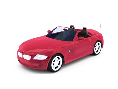 红色宝马敞篷车模型3d模型