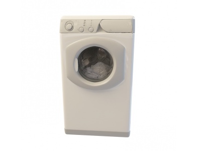 3d家用洗衣机模型
