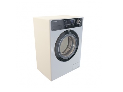 三星滚筒洗衣机模型3d模型