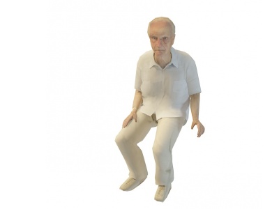 老年男人模型3d模型