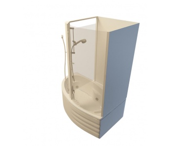 一体式浴缸模型3d模型
