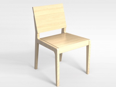学生椅子模型3d模型