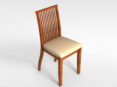 3d中式家庭餐椅模型