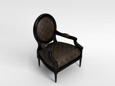 欧式古典沙发椅模型3d模型
