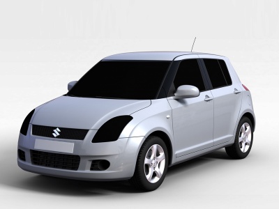 铃木小汽车模型3d模型
