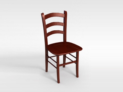 家庭实木扶手椅模型3d模型