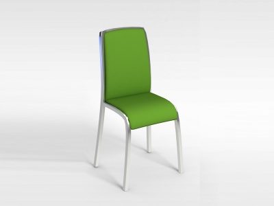 绿色布艺椅子模型3d模型